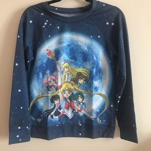 Sailor moon anime long sleeve